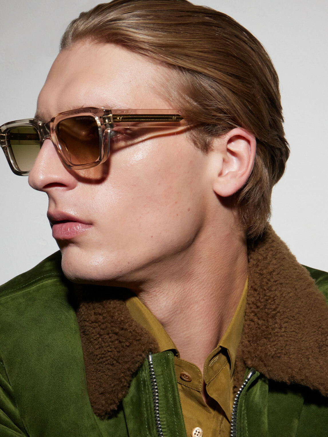Cutler and Gross - 1432 Square-Frame Acetate Sunglasses - Neutrals