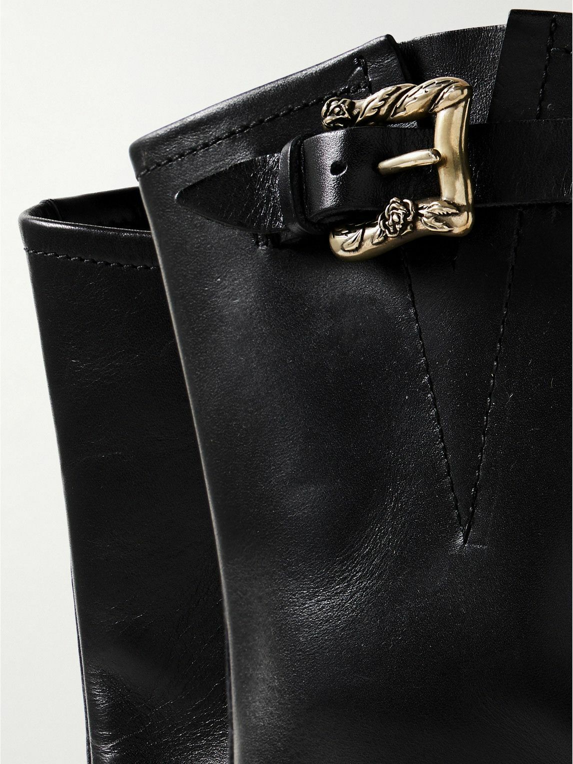 Enfants Riches Déprimés - Engineer Buckled Leather Boots - Black