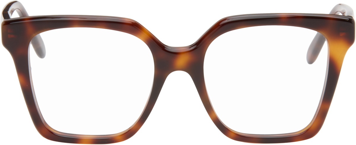 LOEWE Brown Slim Square Glasses