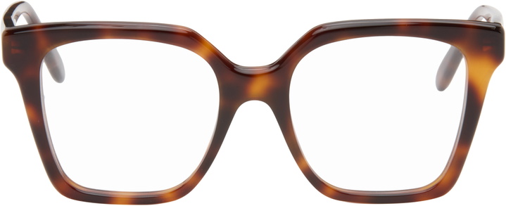 Photo: LOEWE Brown Slim Square Glasses