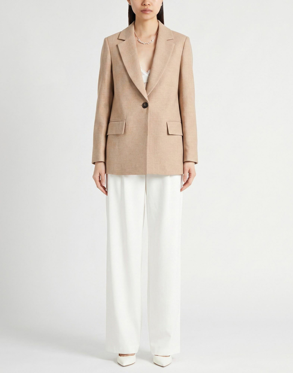 Peserico Womens Blazer in Sand