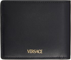 Versace Black 'V' Bifold Wallet