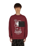 Brain Dead Saturated Voids Crewneck Sweatshirt Vintage Wash