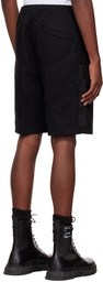 Stone Island Black Patch Shorts