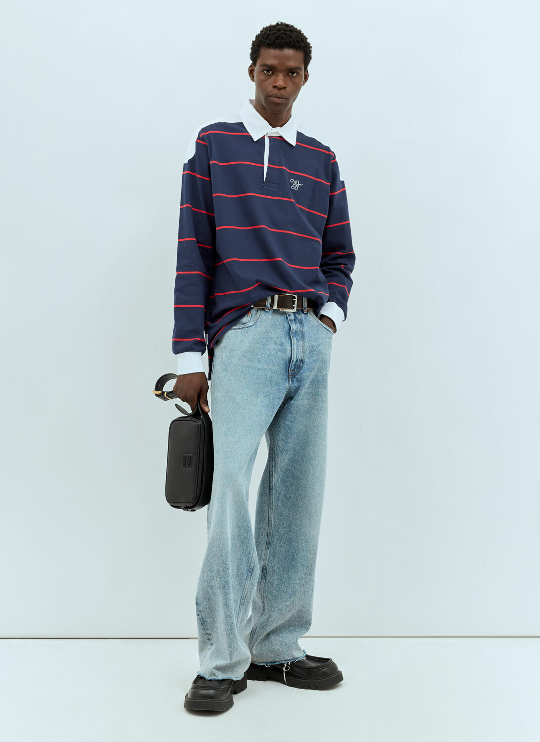Wales Bonner City Polo Shirt