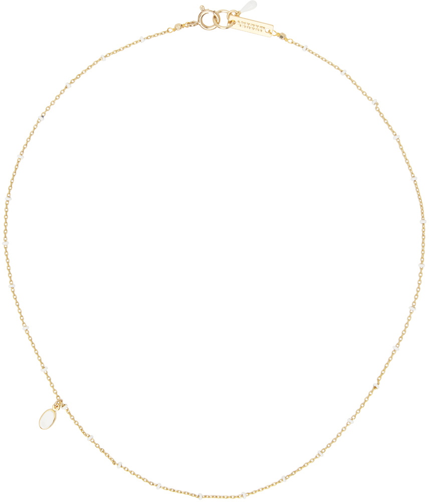 Isabel Marant Gold Casablanca Medal Necklace