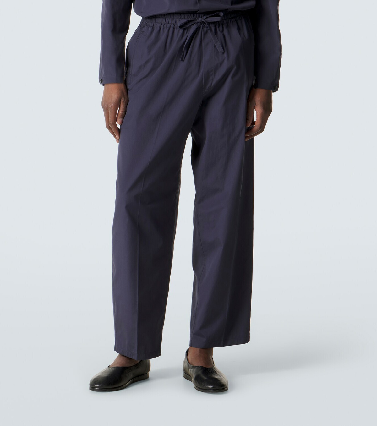 Umit Benan Julian cotton and silk straight pants
