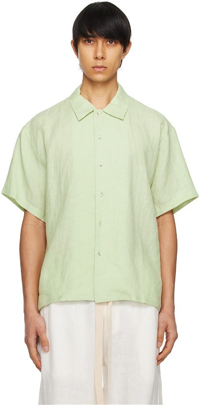 Photo: COMMAS Green Dropped Shoulder Shirt