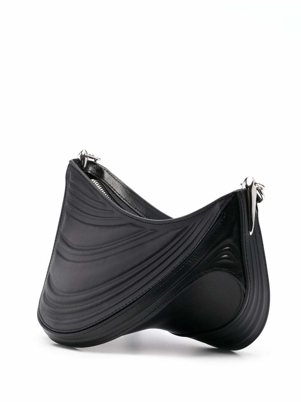 MUGLER - Spiral Curve 01 Small Shoulder Bag