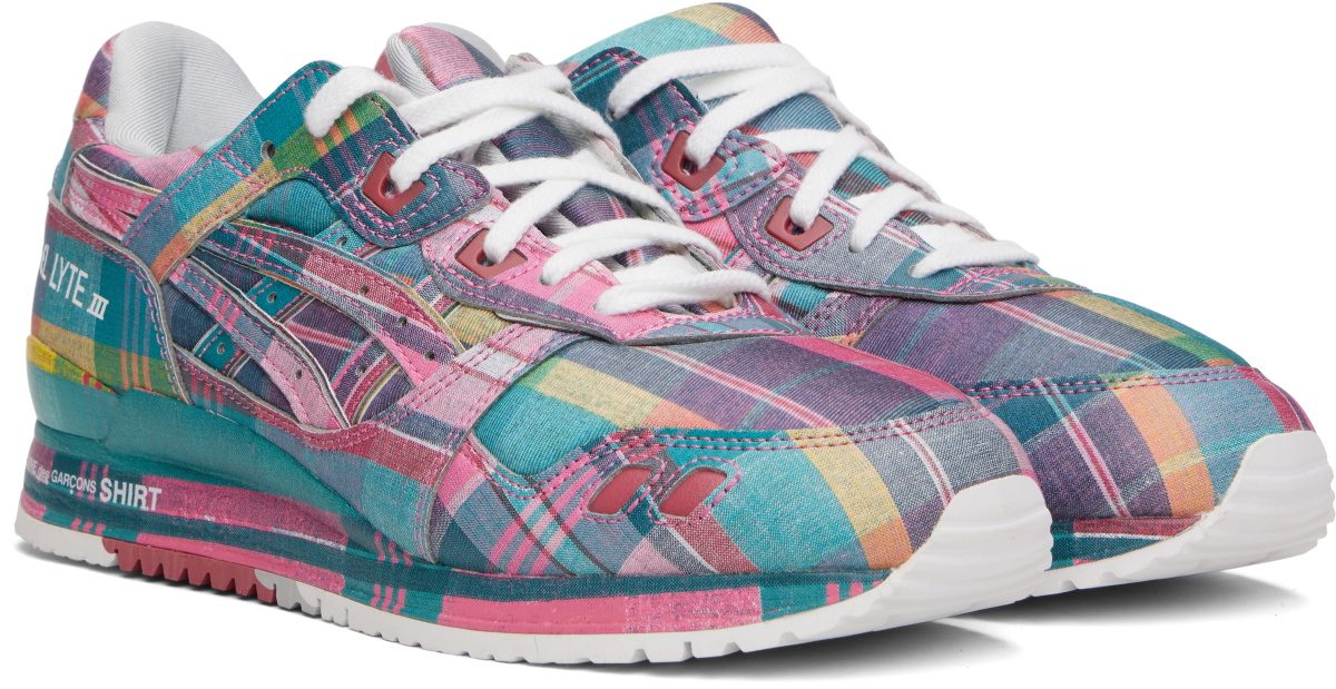 Comme des Garçons Shirt Pink ASICS Edition GEL-LYTE III 07 Remastered Sneakers