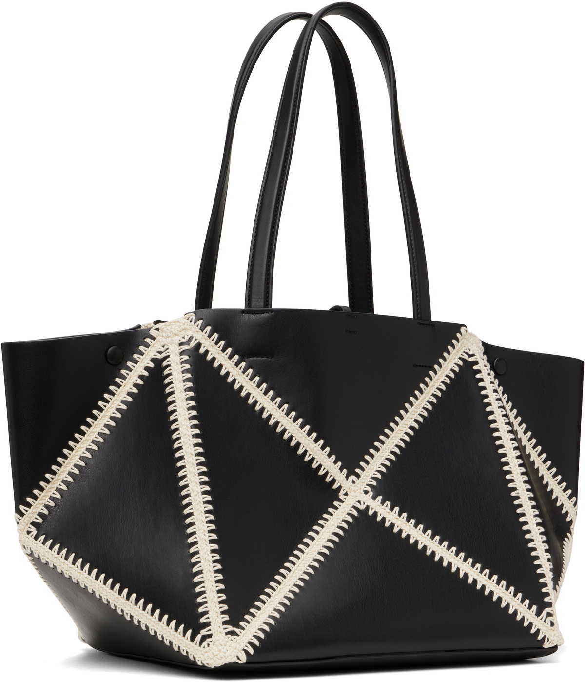 Nanushka Black Origami Tote
