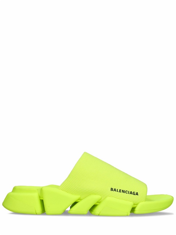 Photo: BALENCIAGA - Speed 2.0 Knit Sport Slides