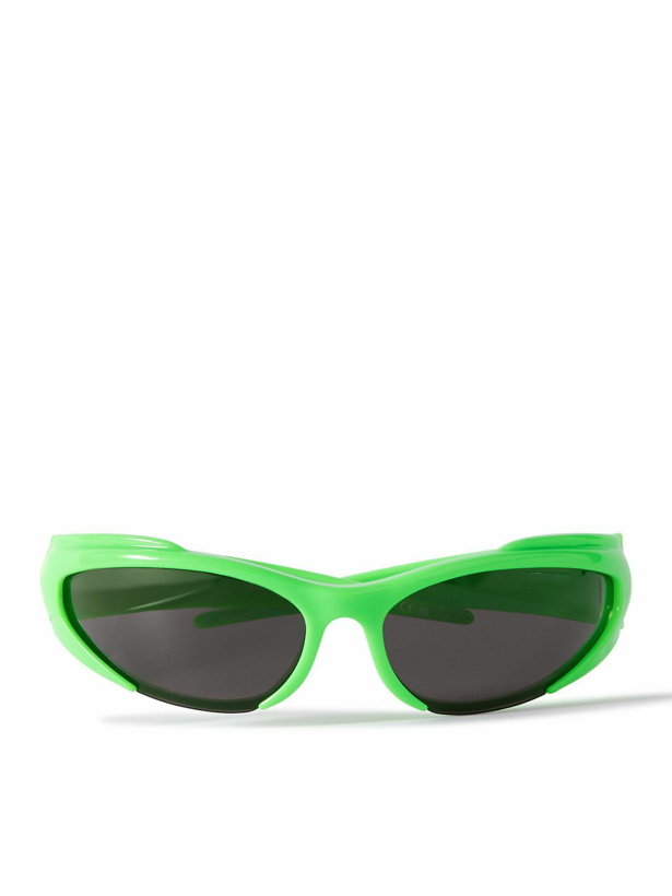 Photo: Balenciaga - Oval-Frame Acetate Sunglasses