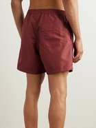 Loro Piana - Bay Straight-Leg Mid-Length Swim Shorts - Red