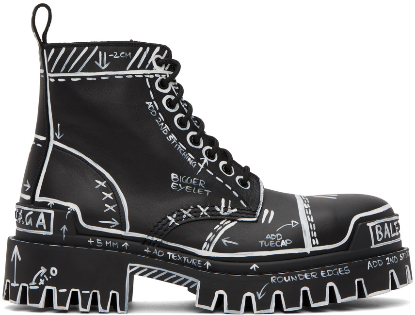 Balenciaga Strike Lace-Up Boots | Neiman Marcus