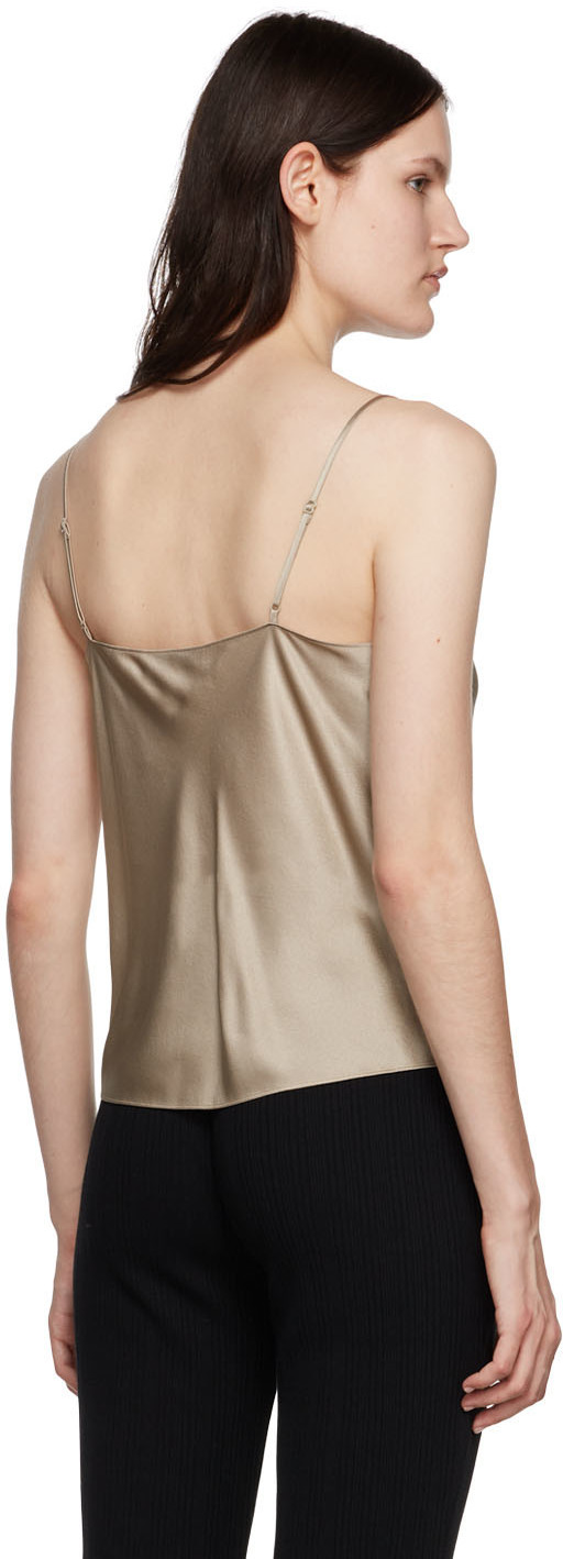 Vince Beige Draped Camisole Vince