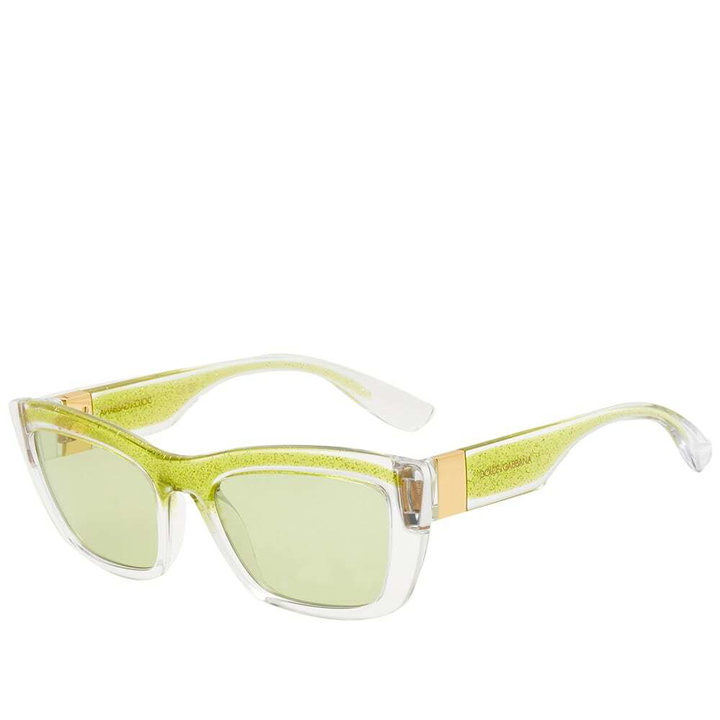 Photo: Dolce & Gabbana Eyewear Women's Dolce & Gabbana DG6171 Sunglasses in Green