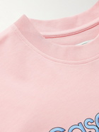 Casablanca - Logo-Print Organic Cotton-Jersey T-Shirt - Pink