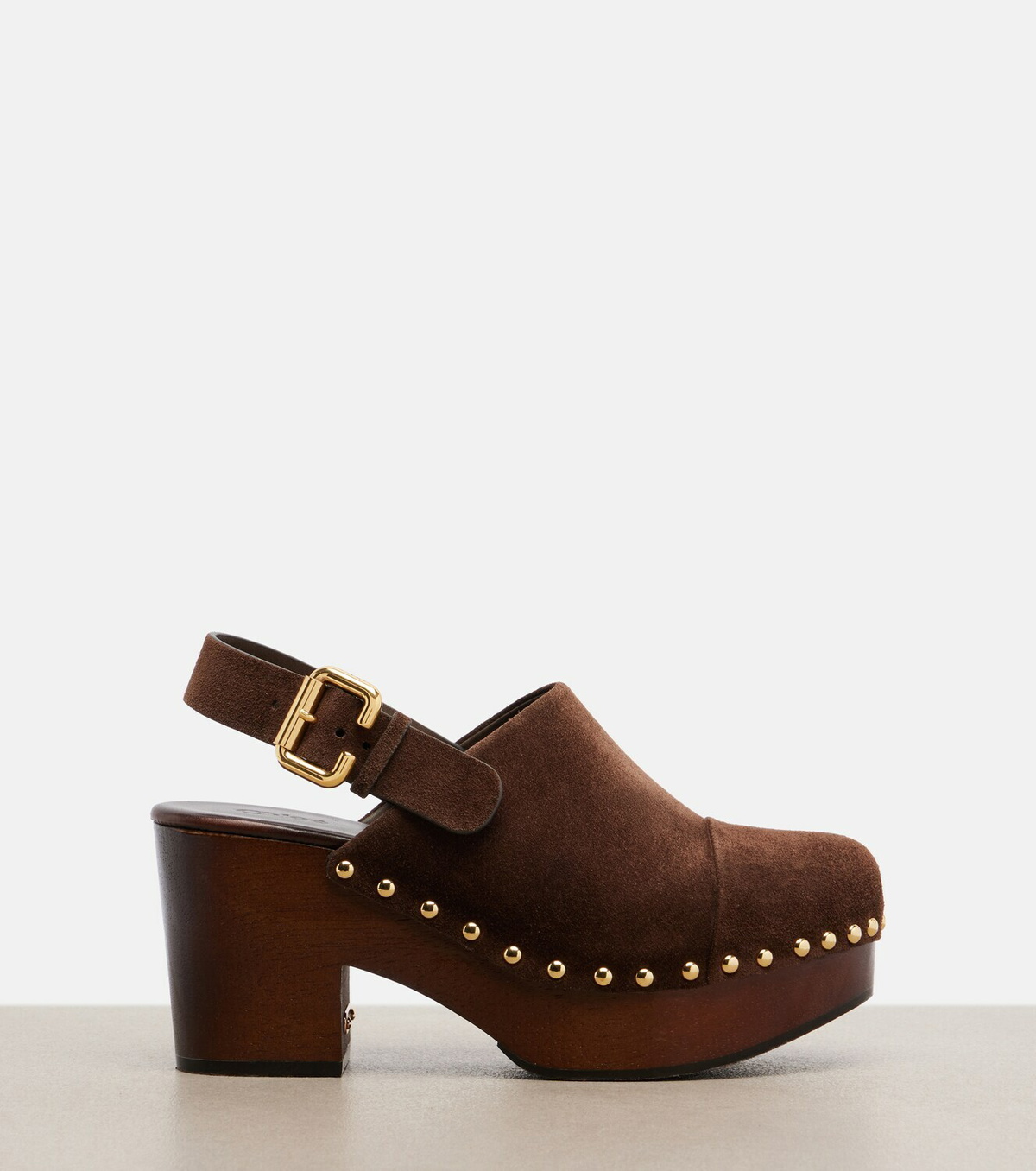 Chloé Jeannette suede clogs