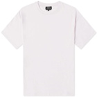A.P.C. Men's Kyle Logo T-Shirt in Pale Pink