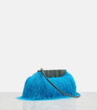 Dries Van Noten Small leather-trimmed crossbody bag