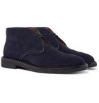 Mr P. - Lucien Suede Desert Boots - Blue