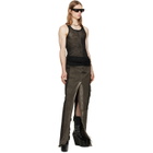 Rick Owens Black Tower Pony Tank Top