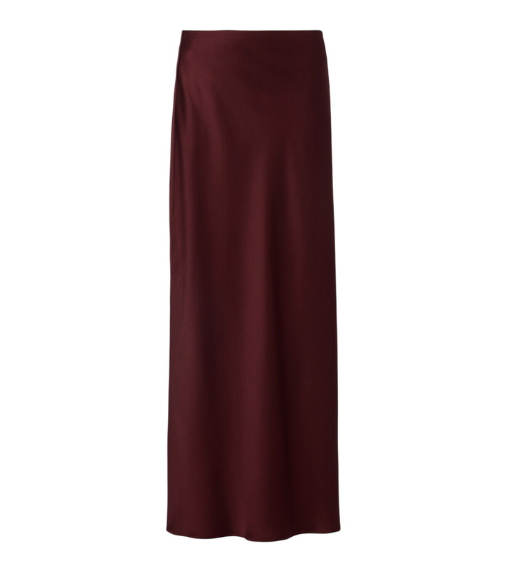 Photo: Brunello Cucinelli Satin maxi skirt