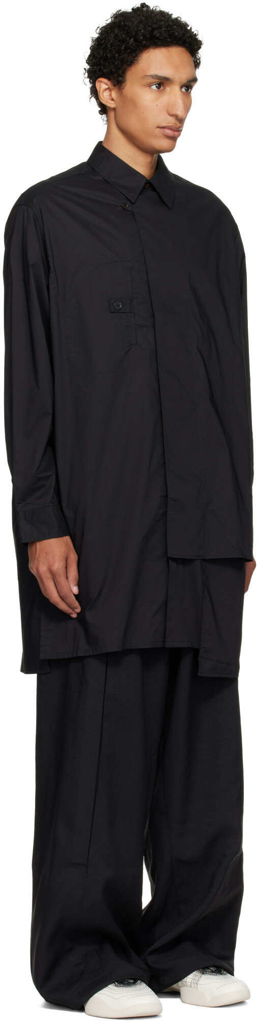 Y-3 Black Adaptive Cotton Shirt