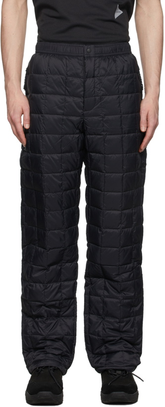 Photo: TAION Black Down Cargo Pants