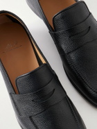 Mr P. - Alder Full-Grain Leather Penny Loafers - Black