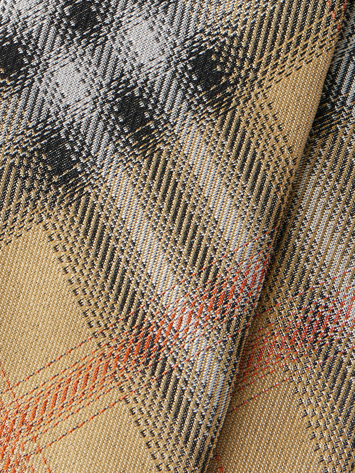 Burberry - 7cm Checked Mulberry Silk-Jacquard Tie