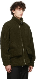 Mr. Saturday Green Sherpa Fleece Jacket