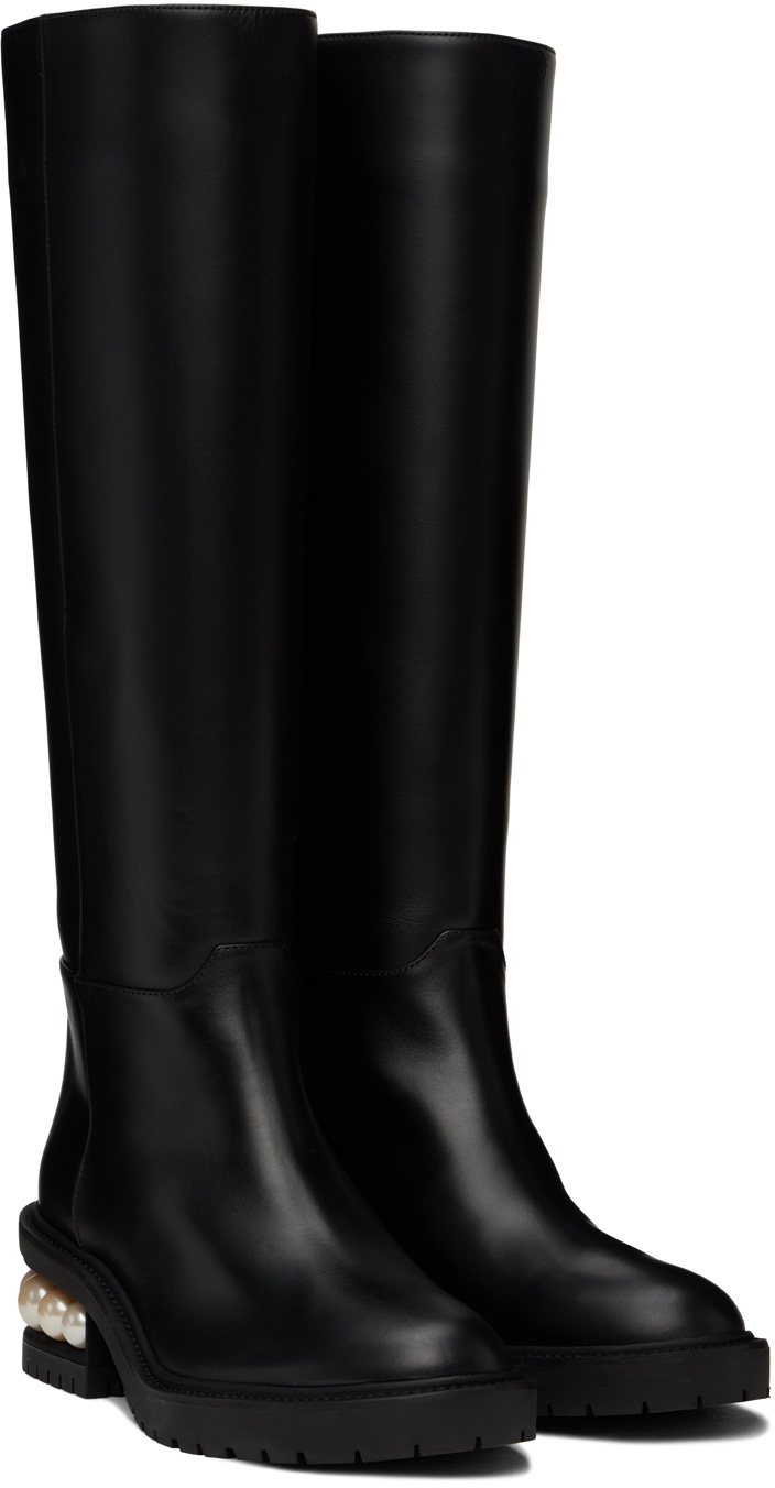 Nicholas Kirkwood Black Casati Riding Boots