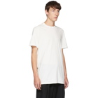 Rick Owens White Lighting Bolt T-Shirt