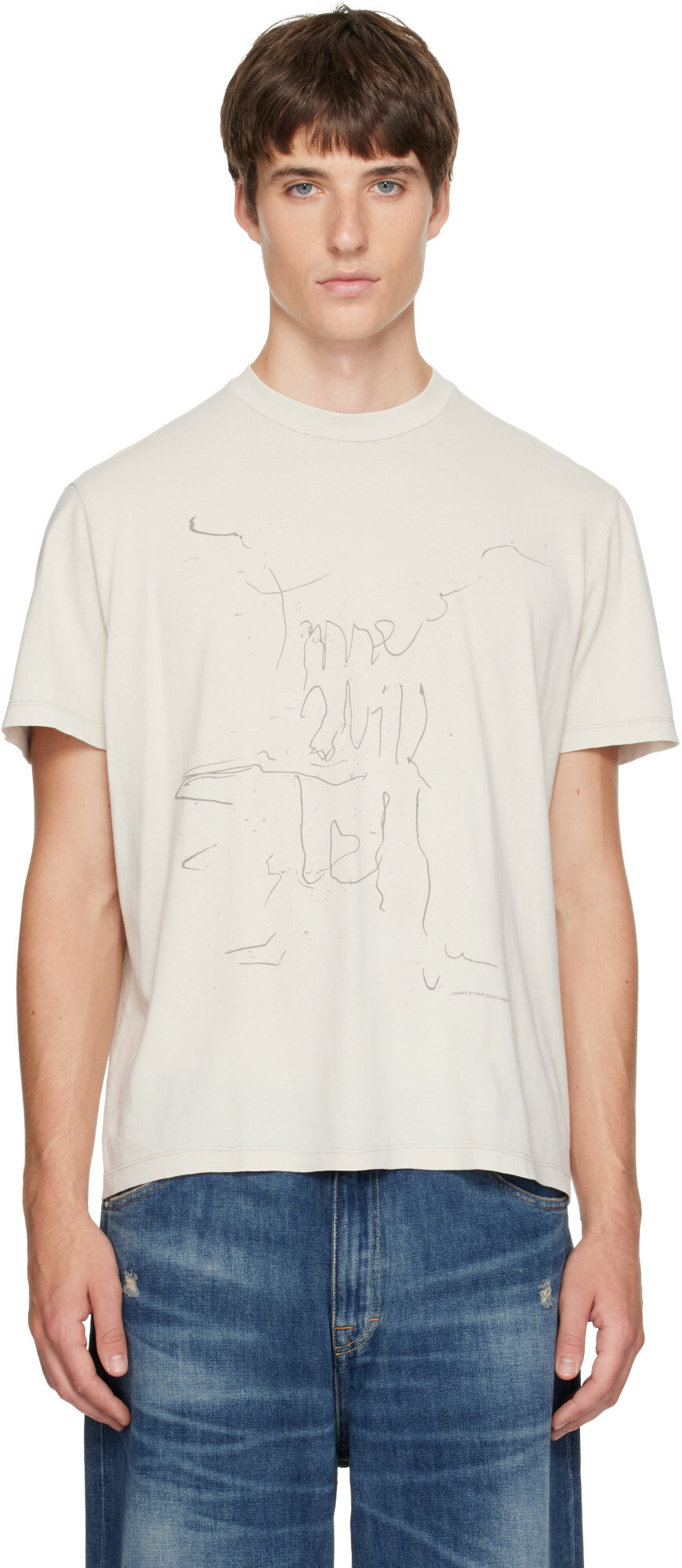 OUR LEGACY WORK SHOP Emporio Armani Brown Tasca T-shirt Our Legacy