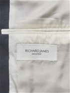 Richard James - Unstructured Cotton and Linen-Blend Blazer - Blue