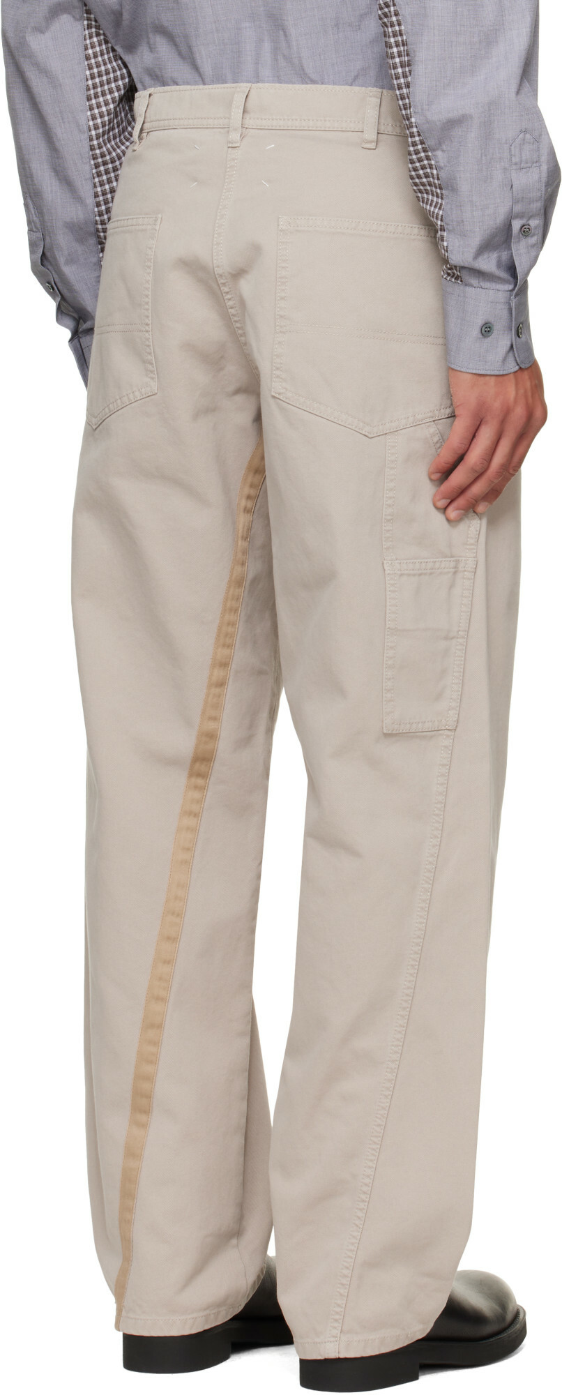 Maison Margiela Gray Cotton Trousers