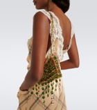 Rabanne 1969 Nano embellished top-handle bag