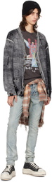 Ksubi Brown Crewneck Sinners Kash T-Shirt