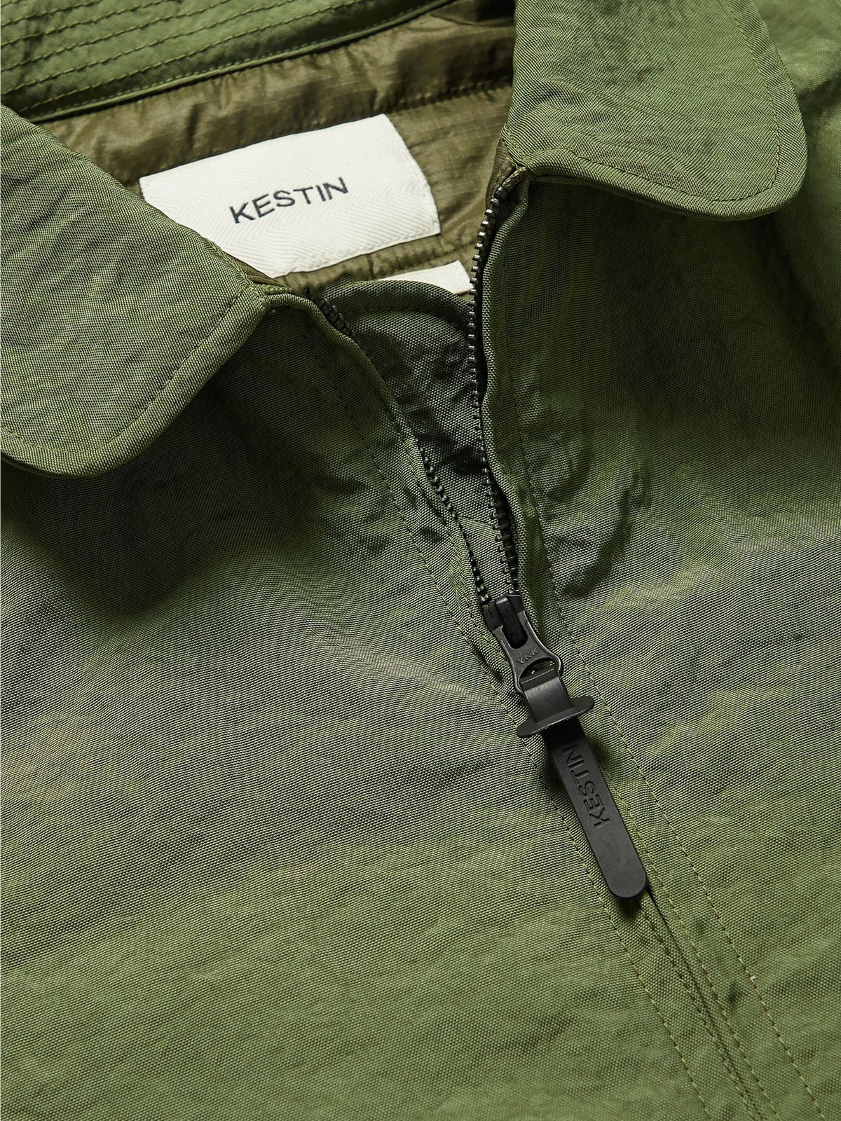 Kestin - Flight Padded Nylon Jacket - Green Kestin Hare