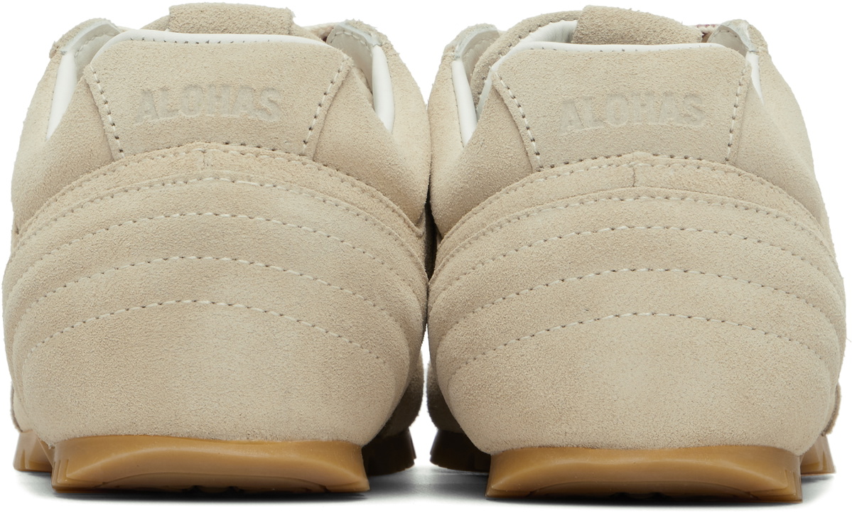 Alohas Beige Tb.56 Leather Sneakers