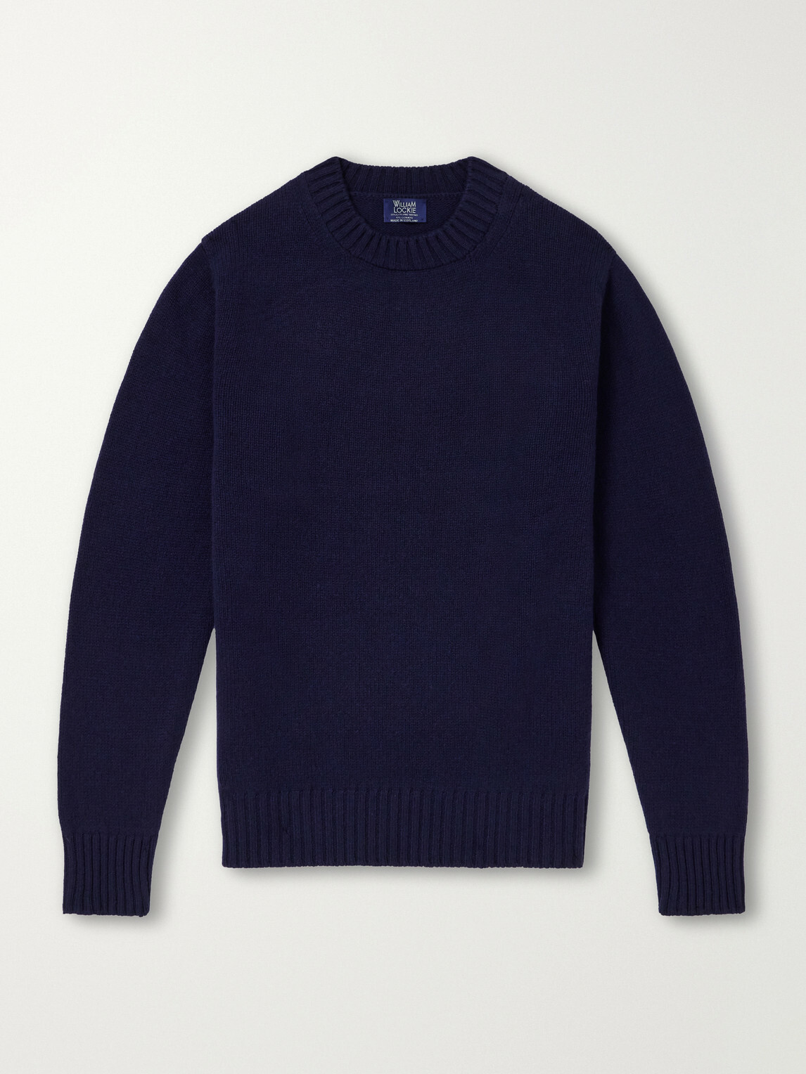 William Lockie - Merino Wool and Cashmere-Blend Sweater - Blue