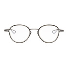 Dita Black and Silver Haliod Glasses