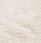 Kiton - Cable-Knit Cashmere Sweater - Neutrals