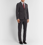 Paul Smith - Aubergine Slim-Fit Cotton and Cashmere-Blend Corduroy Suit Trousers - Gray