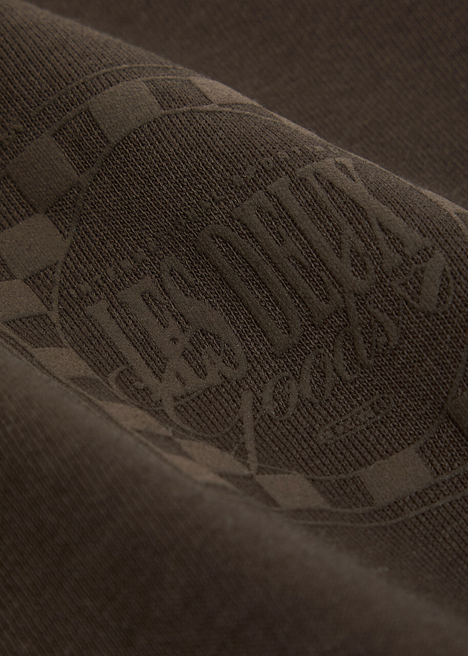Les Deux Ben Goods Logo-print Cotton T-shirt Dark Brown
