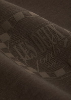 Les Deux Ben Goods Logo-print Cotton T-shirt Dark Brown