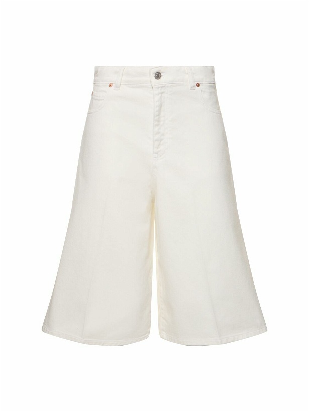 Photo: VICTORIA BECKHAM Oversized Cotton Bermuda Shorts