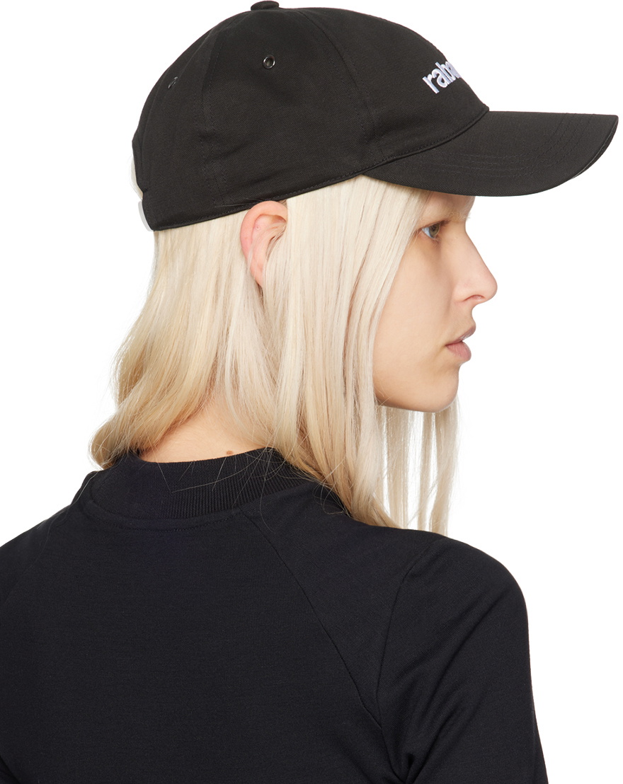 Rabanne Black Embroidered Cap